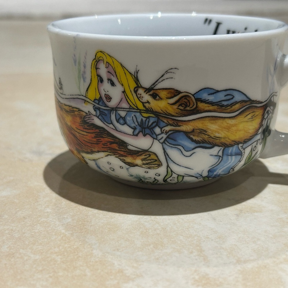 2010 England Alice in Wonderland Illustrated Mug by Paul Cardew